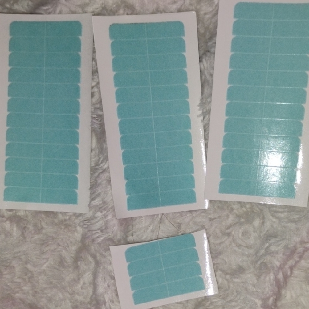 Blue Nail Wraps Set